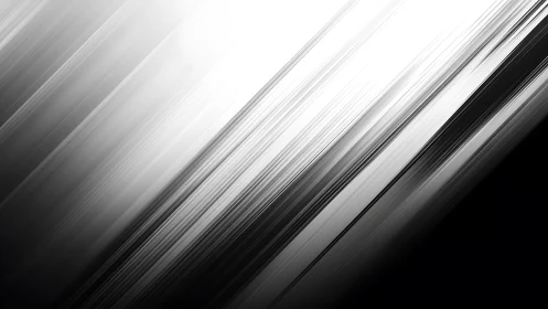 Monochrome diagonal light streaks over dark gradient field.
