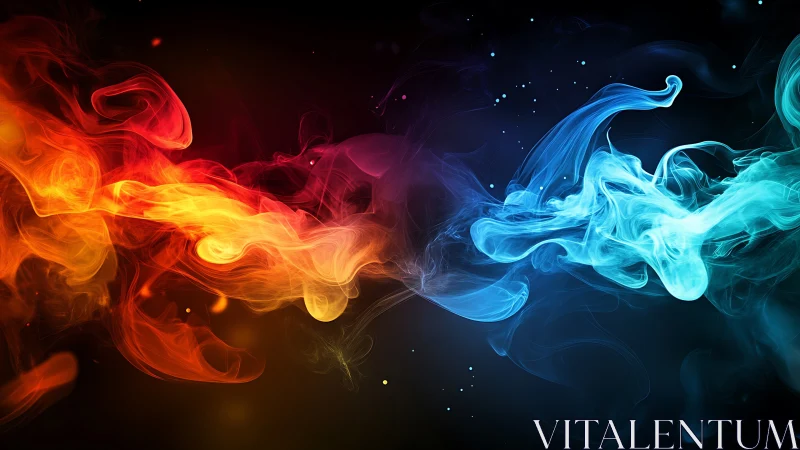 Fire and Ice: Dynamic Opposing Energy Flows.