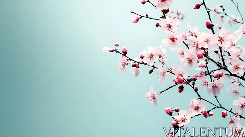 Spring's Gentle Awakening: Cherry Blossoms Dance.