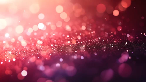 Sparkling Pink and Purple Glitter Bokeh Abstract Background.