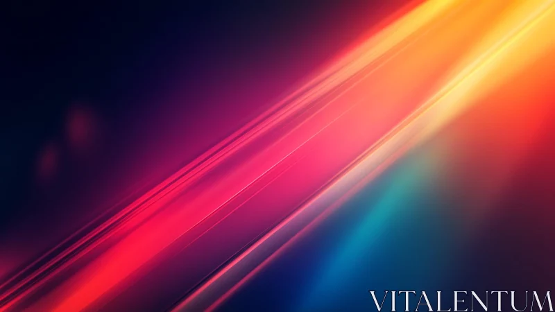 Vibrant diagonal light streaks in abstract digital art style.