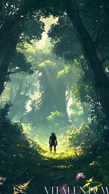 Wanderer's Light: A Journey Through the Enchanted Forest.