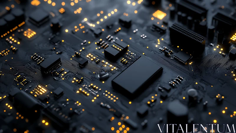 Luminescent microcircuit topology with active logic domains.