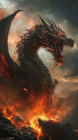 Infernal Dragon Ascendant in Volcanic Firestorm Composition.