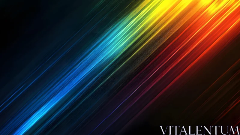 Vibrant diagonal light streaks in abstract digital art style.
