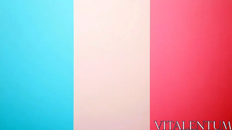 Soft pastel stripes in calming blue, cream, and pink.