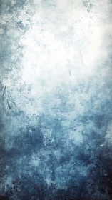 Textured blue and white abstract background suggests icy depth