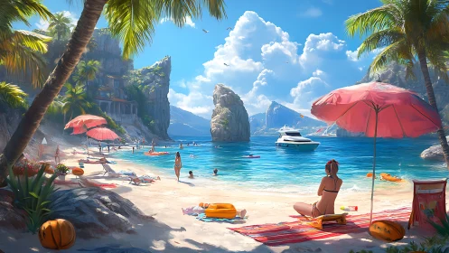 Tropical Beach Escape: Crystal Waters & Hidden Cove.