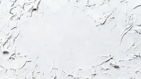 Textured white impasto surface reveals directional palette strokes