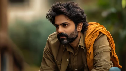 Quiet afternoon thoughts with a warm autumn shawl.