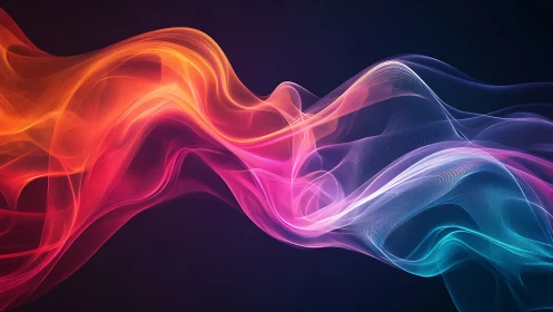 Spectral fluid dynamics of multicolor luminescent wavefields.