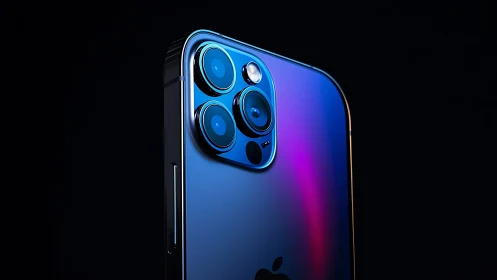 iPhone Pro Max Gradient Display. Premium Camera Module Design.