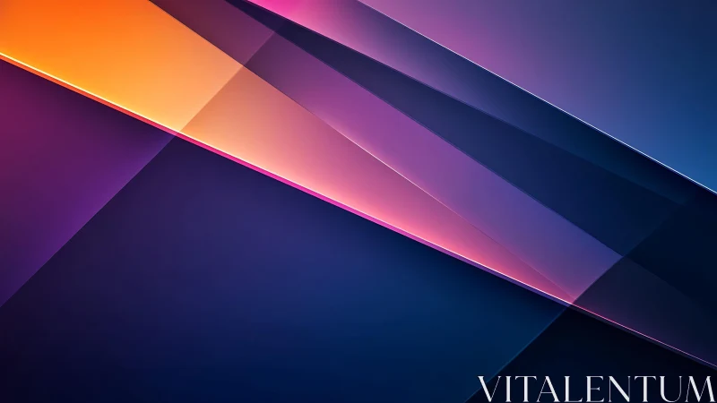 Vibrant geometric abstract wallpaper with layered glass effect.