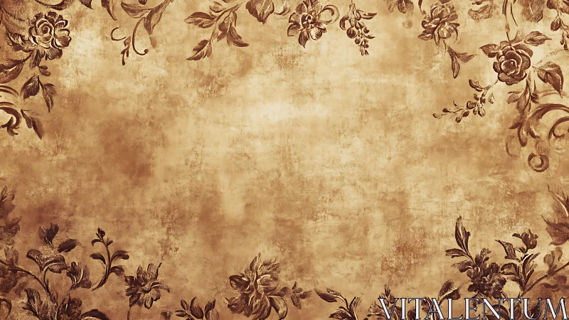 Vintage florals quietly frame a warm, story-ready canvas