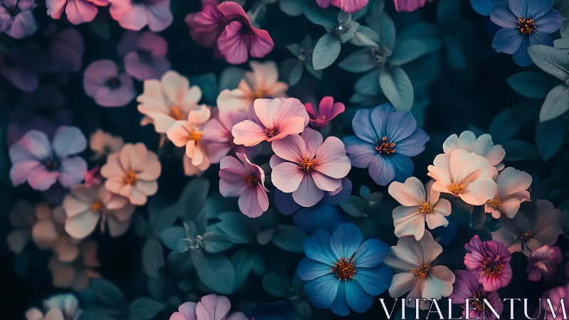 Blooming Garden of Soft Dreams and Vibrant Colors.