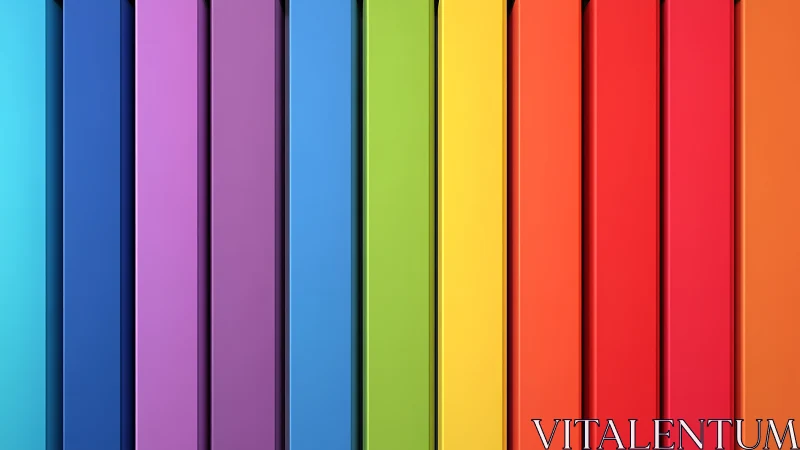 Rainbow panels in orderly parade, marching with quiet joy.