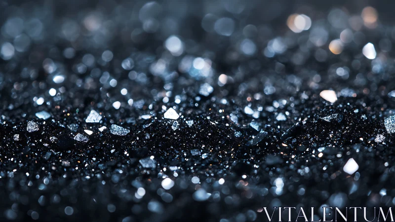 Stardust on midnight ground, tiny crystals quietly glowing.