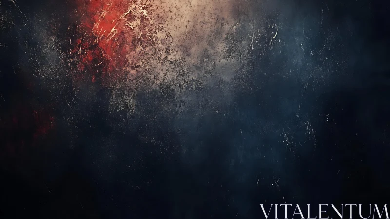 Dark textured abstract background with red and light highlights.