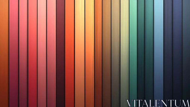 Vertical color bars form smooth warm to cool gradient.