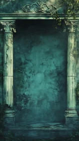 Weathered stone archway quietly invites forgotten stories