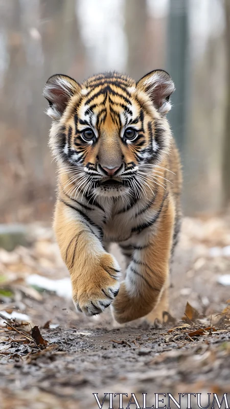 Tiny forest thunderstorm sprints forward on velvet paws