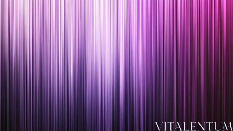 Vertical neon light streaks create a vivid purple atmosphere