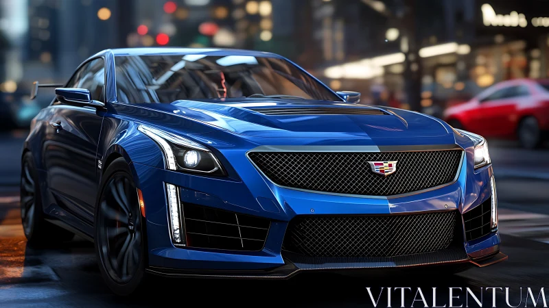 Midnight blue city cruiser with bold modern street flair.