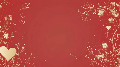 Romantic Red Garden Celebrating Love and Connection