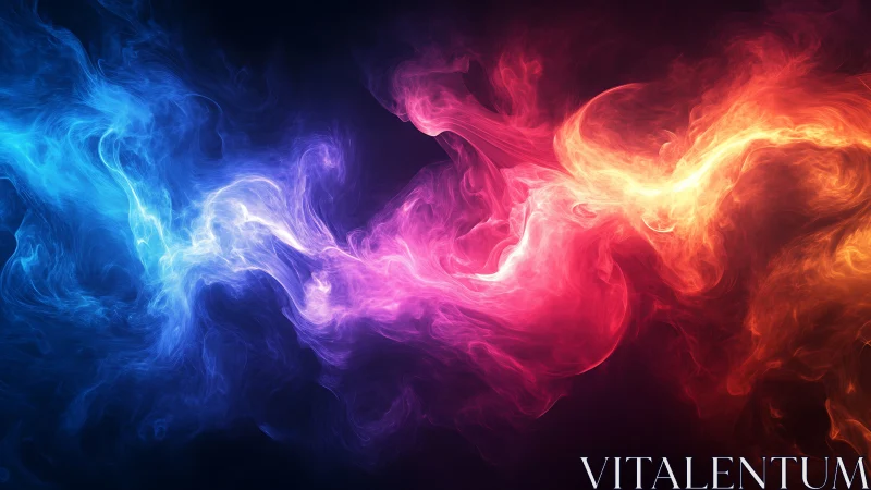 Luminous Chromatic Confluence: Bidirectional Energy Flow.