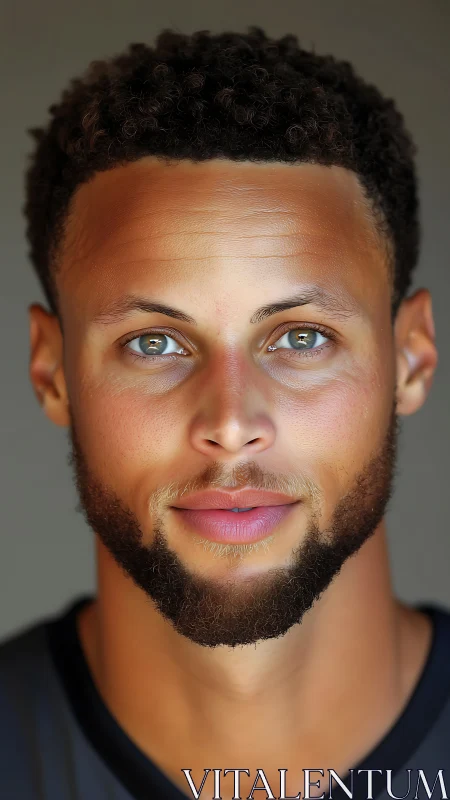 Male subject faces camera in tight, high-detail portrait