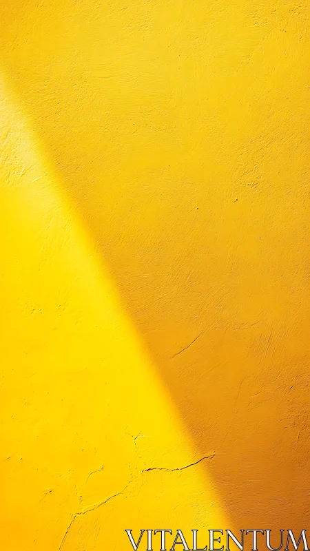 Golden wall daydream with sunlight and quiet little cracks.