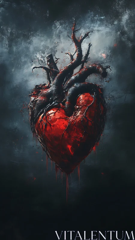 Heart's Dark Transformation: Nature Reclaiming Emotion.