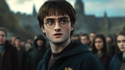 Young wizard rallies courage as storm gathers behind him