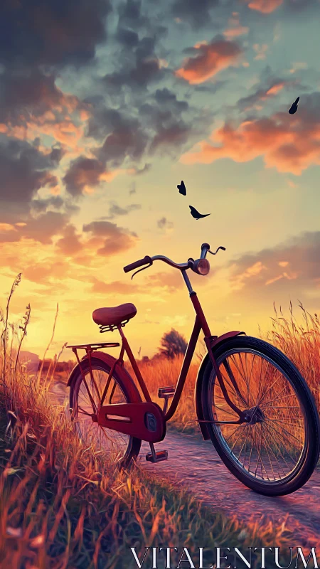 Bicycle Dreams at Golden Sunset Hour.