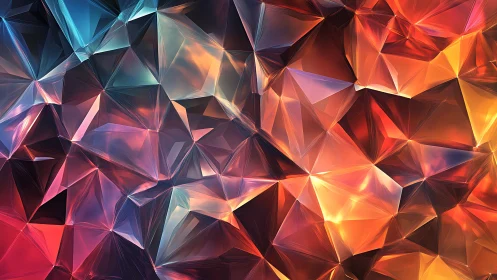 Crystalline galaxies collide in a prismatic heatstorm of light