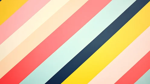 Diagonal pastel and bold color stripes abstract background.