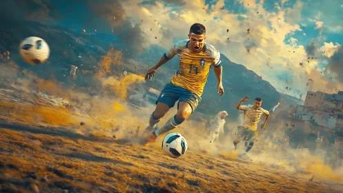 Storm-chasing strikers race through dust and skyfire glory.