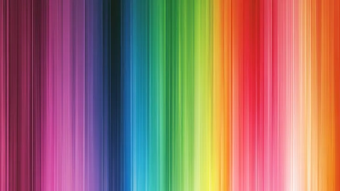 Vertical chromatic spectrum bands in abstract digital field.