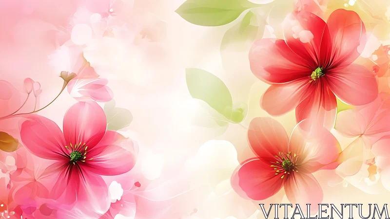 Radiant Garden Blooms with Soft Floral Dreams.