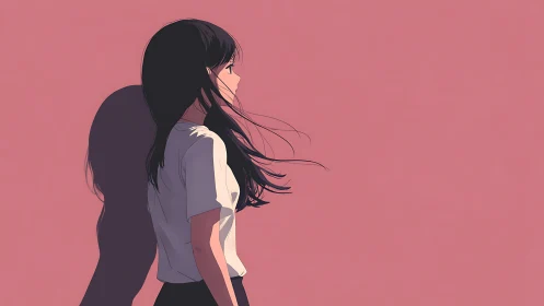 Sideways breeze steals quiet thoughts from a distant girl