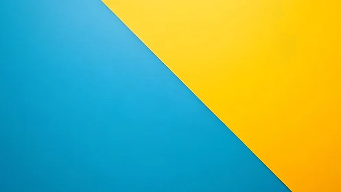 Sunrise diagonal where electric blue collides with gold.