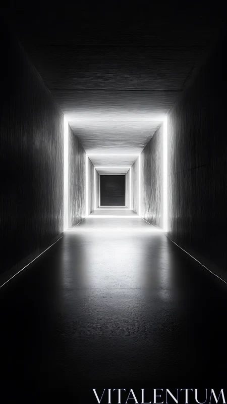 Luminous Tunnel: Nested Chambers of Ascending Light.