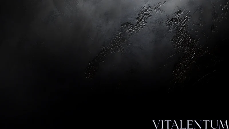 Moody textured black surface inviting quiet reflection.