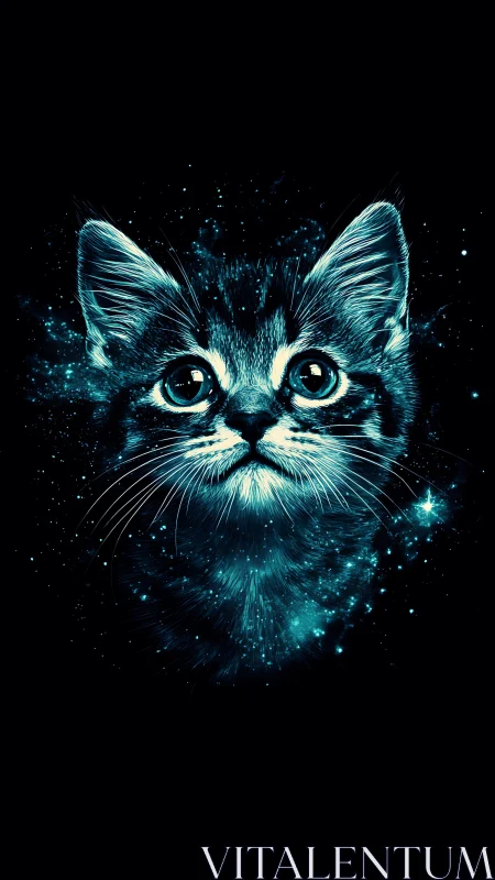Cosmic Kitty: Where Dreams Meet Starlight.