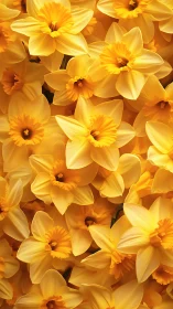 Radiant Daffodil Garden in Full Spring Bloom