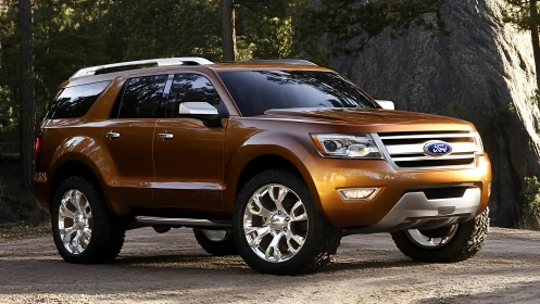 Confident bronze SUV ready for relaxed weekend adventures.