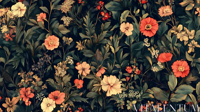 Garden Dreams in Warm Blooms.