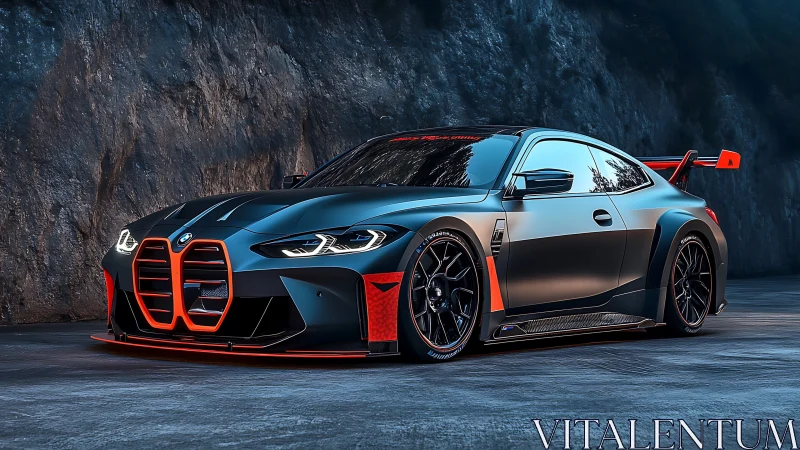 Rendered BMW coupe shows track-oriented aerodynamic modifications