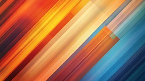 Vibrant diagonal abstract stripes in warm and cool gradient style.