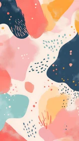 Chromatic fluid fields with gestural micro-mark clustering.